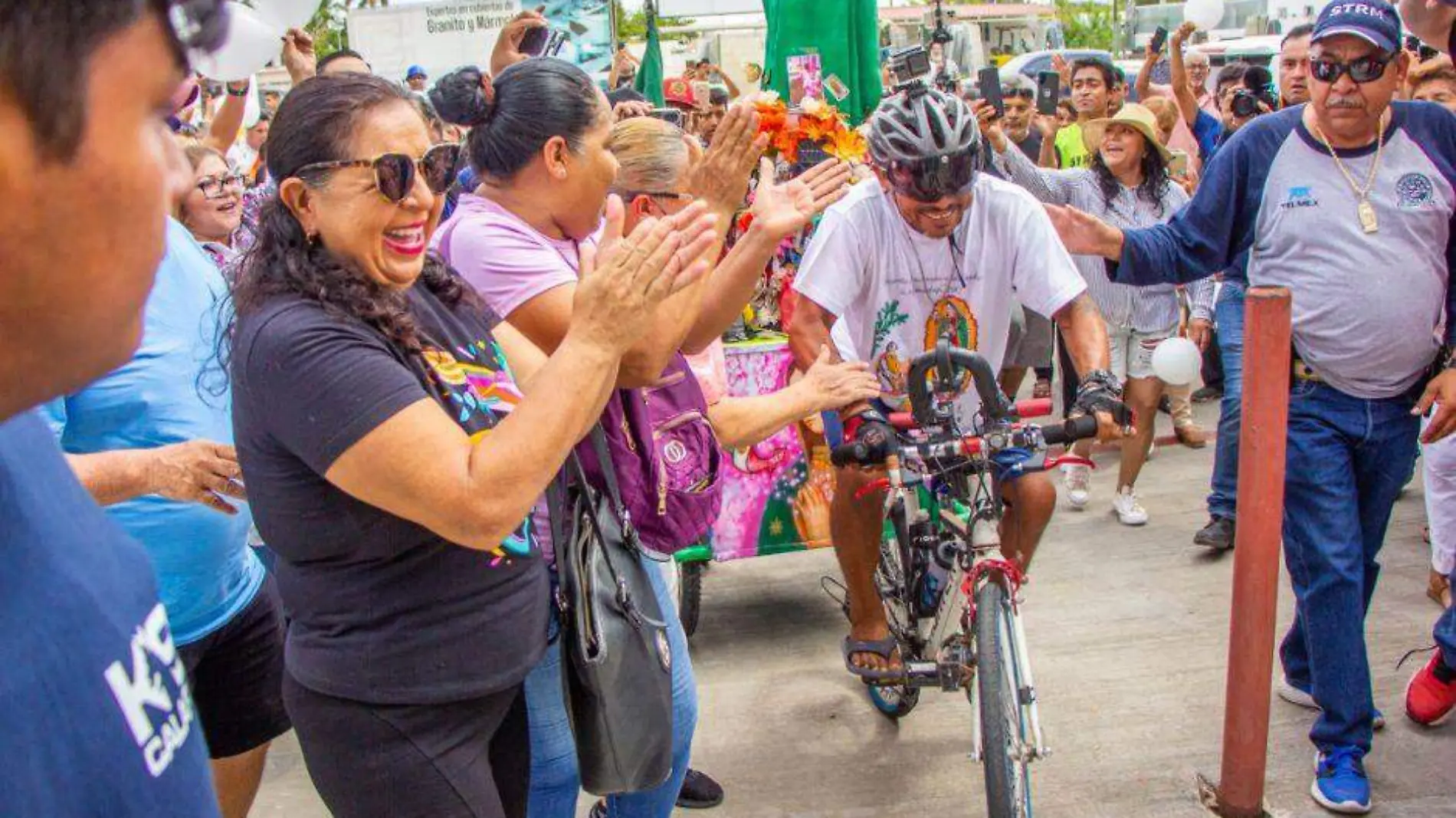 Llega a La Paz peregrino Guadalupano 1